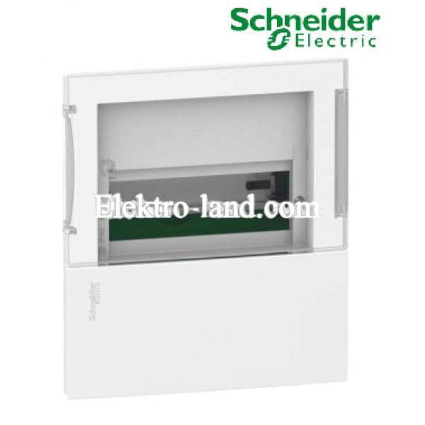 Щиток на 18 автоматов наружный Mini Pragma Schneider Electric прозрачная дверца 