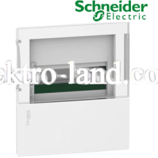 Щит на 8 автоматов внутренний Mini Pragma Schneider Electric прозрачная дверца 