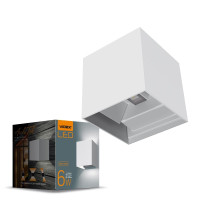 Фасадный светильник  герметичный IP54 VIDEX 6W 2700K VL-AR04-062W белый