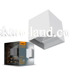 Фасадный светильник  герметичный IP54 VIDEX 6W 2700K VL-AR04-062W белый