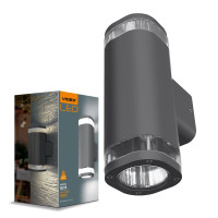 LED Светильник архитектурный IP54 VIDEX AR071G под две сменные лампы GU10 серый