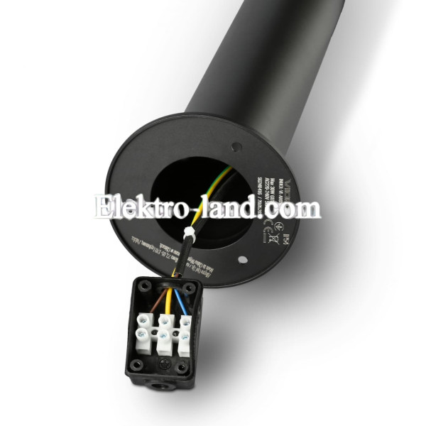 LED Светильник архитектурный IP54 VIDEX под две сменные лампы GU10  VL-AR09061B черный 