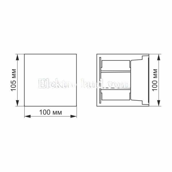 Фасадный светильник  герметичный IP54 VIDEX 6W 2700K VL-AR04-062W белый