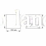 Светильник архитектурный герметичный IP54 VIDEX 6W 2700K VL-AR04-062B черный 