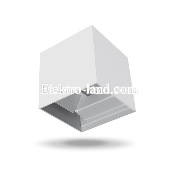 Фасадный светильник  герметичный IP54 VIDEX 6W 2700K VL-AR04-062W белый