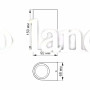 Светильник архитектурный герметичный IP54 VIDEX 6W 2700K VL-AR032-062B черный 
