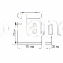 LED Светильник архитектурный AR06 IP54 VIDEX 6W 2700K черный