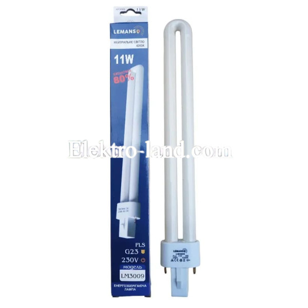 Лампа энергосберегающая PL TUBE PL11W 4200K G23