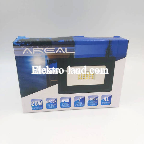 Светодиодный прожектор AREAL 20W PR-20 6200К 220V IP65