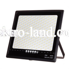 LED прожектор на солнечной батарее с пультом 400W белый холодный (6500K) IP65 AVT-1 SUN