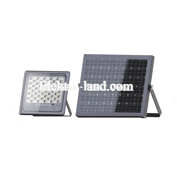 LED прожектор на солнечной батарее с пультом 300W белый холодный (6500K) IP65 AVT-1 SUN