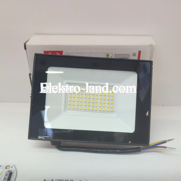 Светодиодный прожектор 50W ElectroHouse 6000К 4500lm IP65