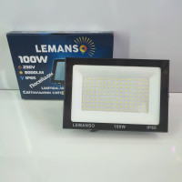 Светодиодный прожектор 100W Lemanso 6000К 8000lm IP65