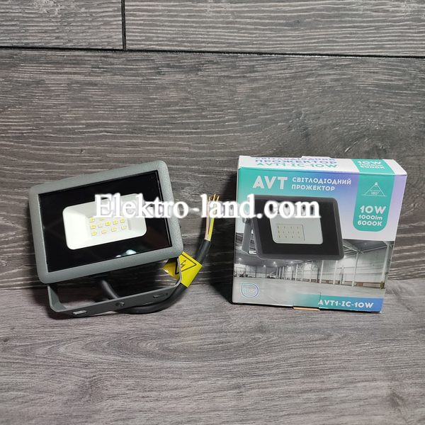 Прожектор светодиодный LED AVT1-IC 10W 6000K