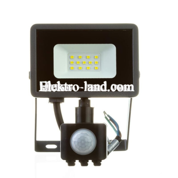  Светодиодный прожектор AVT 10W-6000K SENSOR с датчиком движения