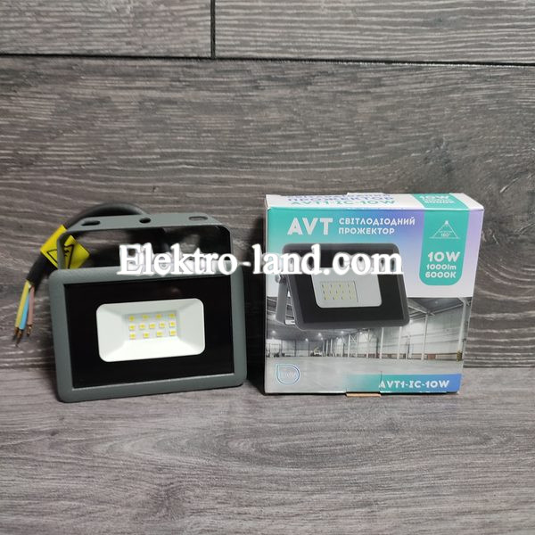 Прожектор светодиодный LED AVT1-IC 10W 6000K