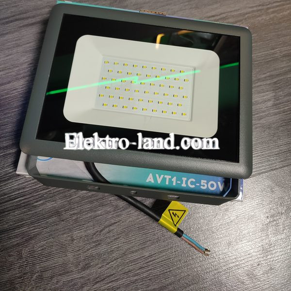 Прожектор светодиодный LED AVT1-IC 50W 6000K 5000 Lm