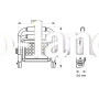 LED прожектор аккумуляторный IP65 TITANUM 20W 900Lm 5000K
