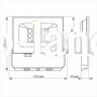 Светодиодный прожектор TITANUM 20W TLF206 6000K IP65 1600Lm