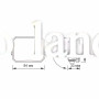 Светодиодный прожектор VIDEX F3 10W 5000K 220V черный (VLE-F3-0105B)