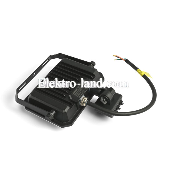 Светодиодный прожектор VIDEX F3 30W с датчиком движения 5000K 220V черный (VLE-F3-0305B-S)