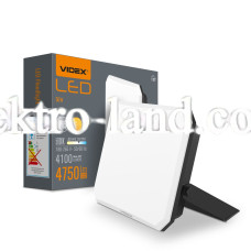 Светодиодный прожектор VIDEX F3 50W 5000K 220V черный (VLE-F3-0505B)