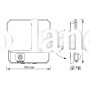 Светодиодный прожектор VIDEX F3 50W 5000K с датчиком движения 220V Black (VLE-F3-0505B-S)