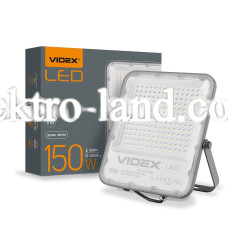 Светодиодный прожектор VIDEX 150W  220V 19500Lm (VL-F2-1505G) серый