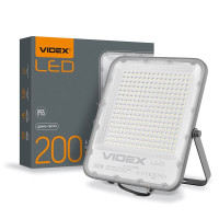 Светодиодный прожектор VIDEX 200W  220V 26000Lm (VL-F2-2005G) серый