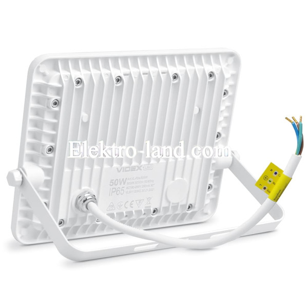 Светодиодный прожектор VIDEX F2e 50W 5000K 5000Lm белый (VL-F2e-505W)