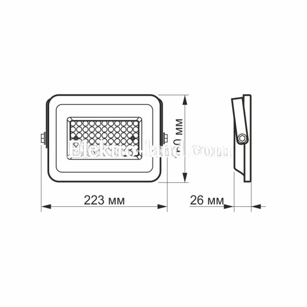 Светодиодный прожектор VIDEX F2e 50W 5000K 5000Lm белый (VL-F2e-505W)