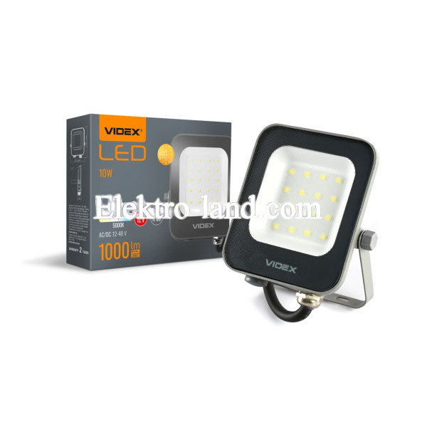 Светодиодный прожектор VIDEX F3e 1000Lm 5000K AC/DC 12-48V