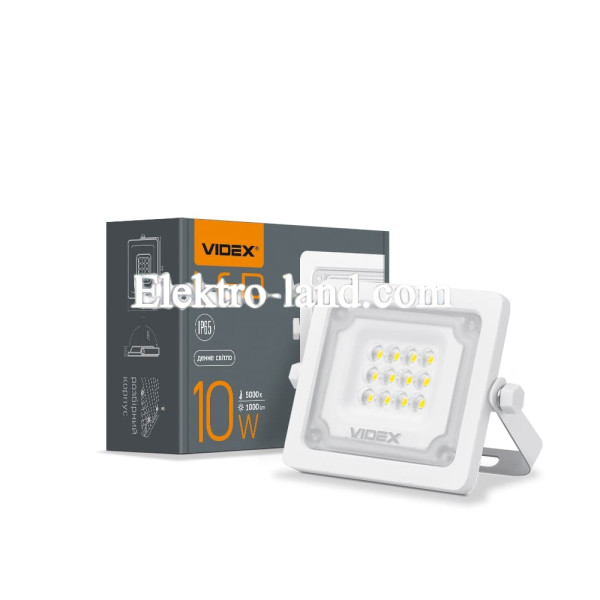 Светодиодный прожектор VIDEX F2e 10W 5000K белый