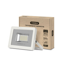 LED прожектор VIDEX 20W 5000K 12-24V White (VL-F205W-12V) белый