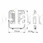 Светодиодный прожектор PREMIUM VIDEX F2 30W 5000K 3900Lm серый