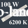 Линейный LED светильник LN-100-1200-6 100W 6200К 1200мм