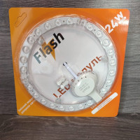 Светодиодный модуль ремкомплект на магните для светильника 220В/24Вт 6500К