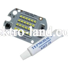 Матрица ремкомплект для LED прожекторов 220V 20W 6000К + термопаста у тюбика