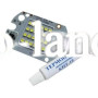 Матрица ремкомплект для LED прожекторов 220V 20W 6000К + термопаста у тюбика