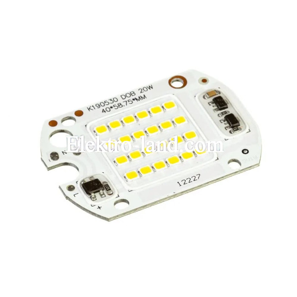 Матрица ремкомплект для LED прожекторов 220V 20W 6000К + термопаста у тюбика