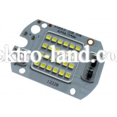 Светодиодная матрица для прожекторов 30W, 6000K (IC драйвер) 220V