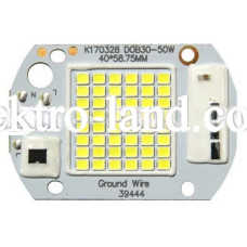 Светодиодная матрица для прожекторов 50W, 6000K (IC драйвер) 220V