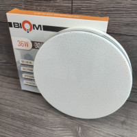 LED светильник  накладной  Biom BYR-02-36-5 36Вт круглый с декором "звездное небо" 5000К