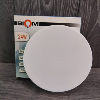 Светильник светодиодный накладной  Biom BYR-01-24-5 24Вт круглый 5000К