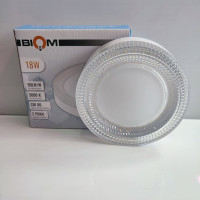 Светильник светодиодный Biom BYR-03-18-5 18w круглый 5000К