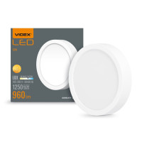 LED светильник накладной круглый VL-DLRS-125 12W 5000K 220V белый