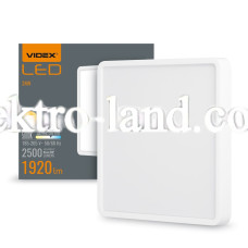 LED Светильник накладной квадрат VIDEX 24W VL-DLSS-245 5000K белый