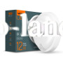 LED светильник с датчиком ИК IP54 круглый VIDEX 12W 5000K сенсорный белый
