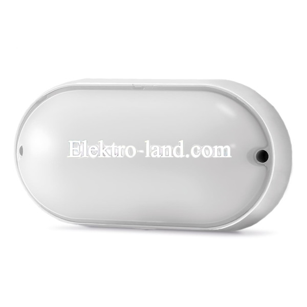 Светодиодный светильник IP65 овальный VIDEX 9W 5000K белый VL-BHO-095PW