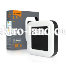Светодиодный светильник ART IP65 квадратный VIDEX 15W 5000K влагозащищенный VL-BHFS-155B черный